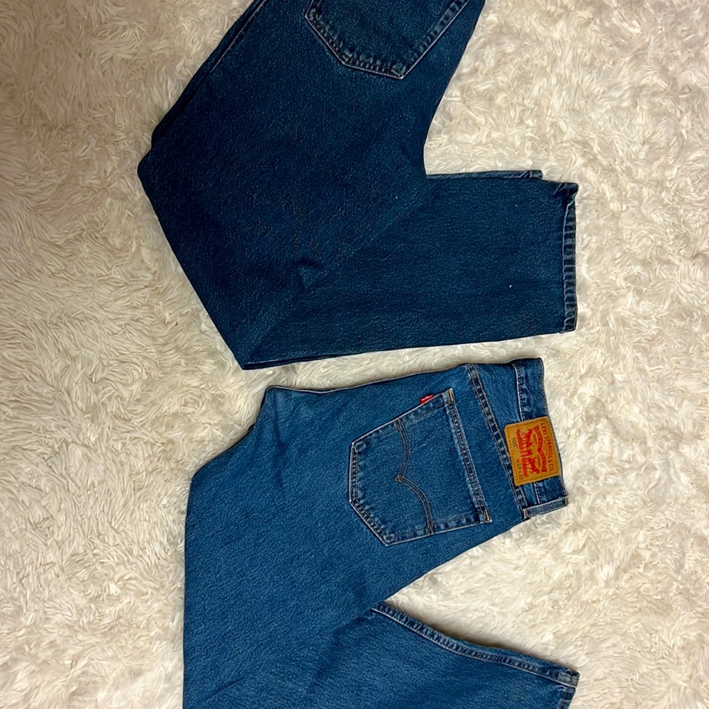Mens work pants one is w33 length 32 the other w34 L 32